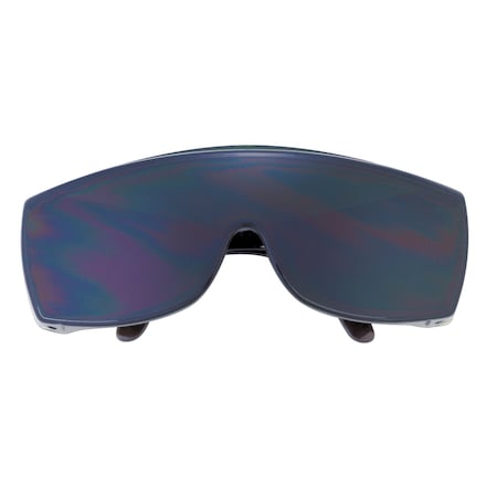 Mcr Safety 98, Safety Glasses, Duramass Hard Coat, Polycarbonate Lens, Green Frame, Frameless, 12 PK 98150